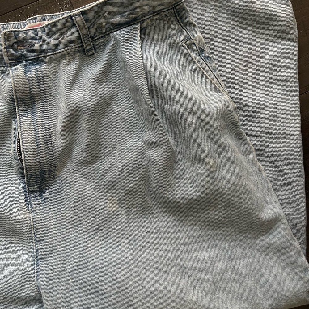 Amomento Women's Recycled Cotton Blue Jeans Denim Size L/XL - Picture 8 of 9
